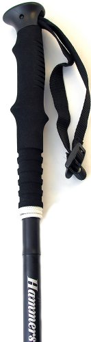 Close-up of EVA grip with wrist strap and carbide steel tip