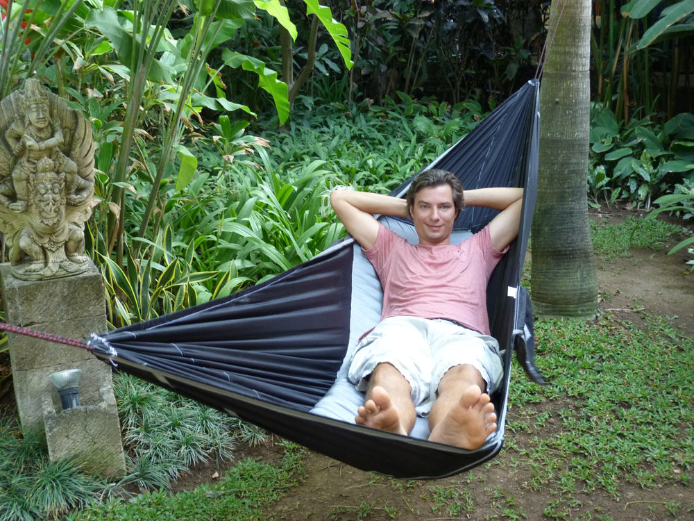 Hammock Bliss Sky Bed insulated comfort for cooler nights outdoors