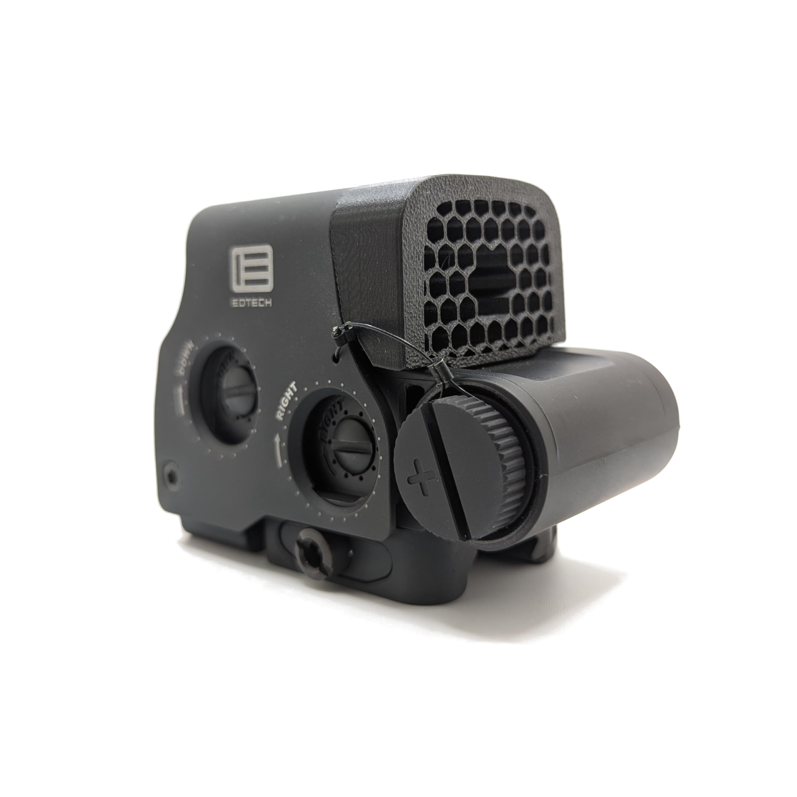 Hammy3DPrints open-center design preserves center view for rapid target acquisition.