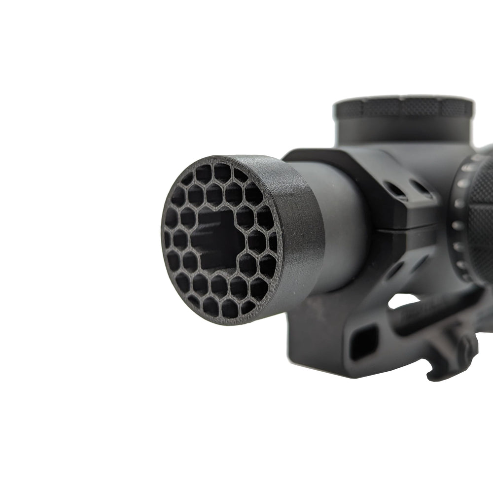 Hammy3DPrints installed killflash ARD reduces glare on the 30mm objective.