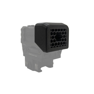 Hammy3DPrints Killflash ARD end reduces glare while keeping the Holosun AEMS center visible.