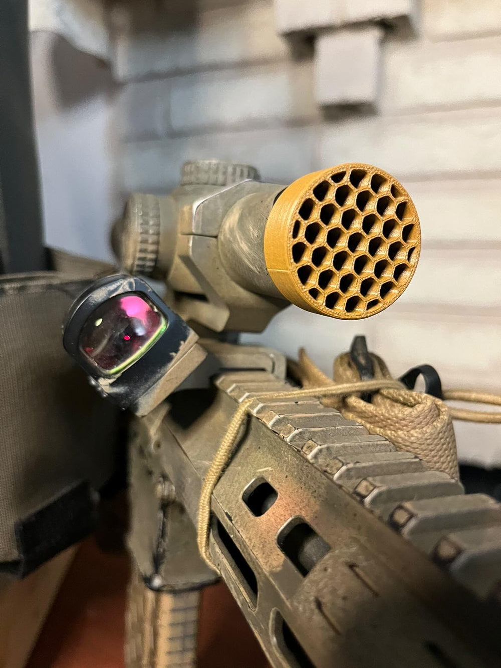 Field use with Hammy3DPrints Killflash ARD showing glare reduction in bright light.