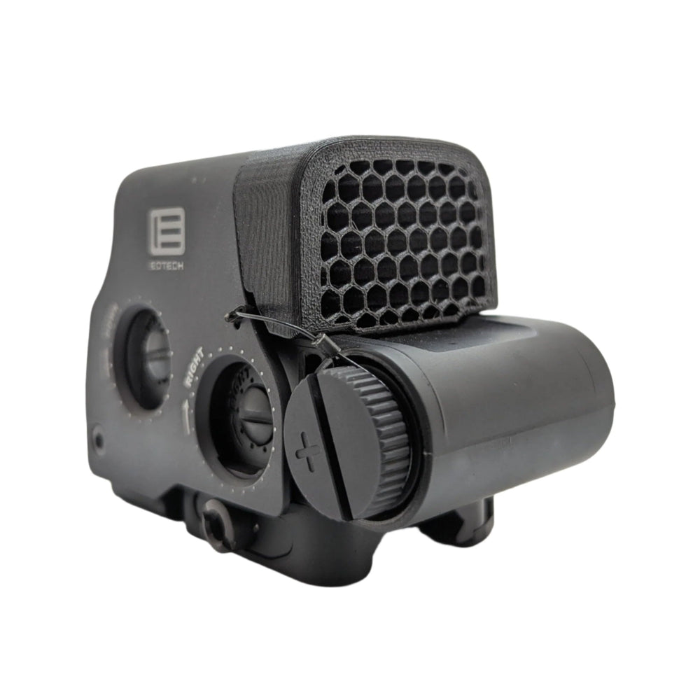 Hammy3DPrints Killflash Hex ARD tight-fit secures on EXPS/XPS sights.