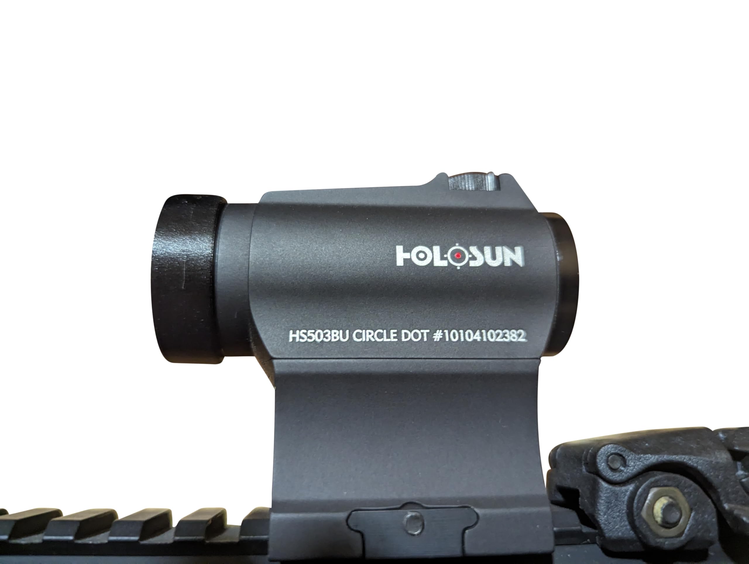 Hammy3DPrints Killflash compatible with Holosun 503BU for cleaner sight picture.