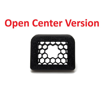 Hammy3DPrints Killflash Hex ARD hex pattern minimizes visual distraction in bright light.