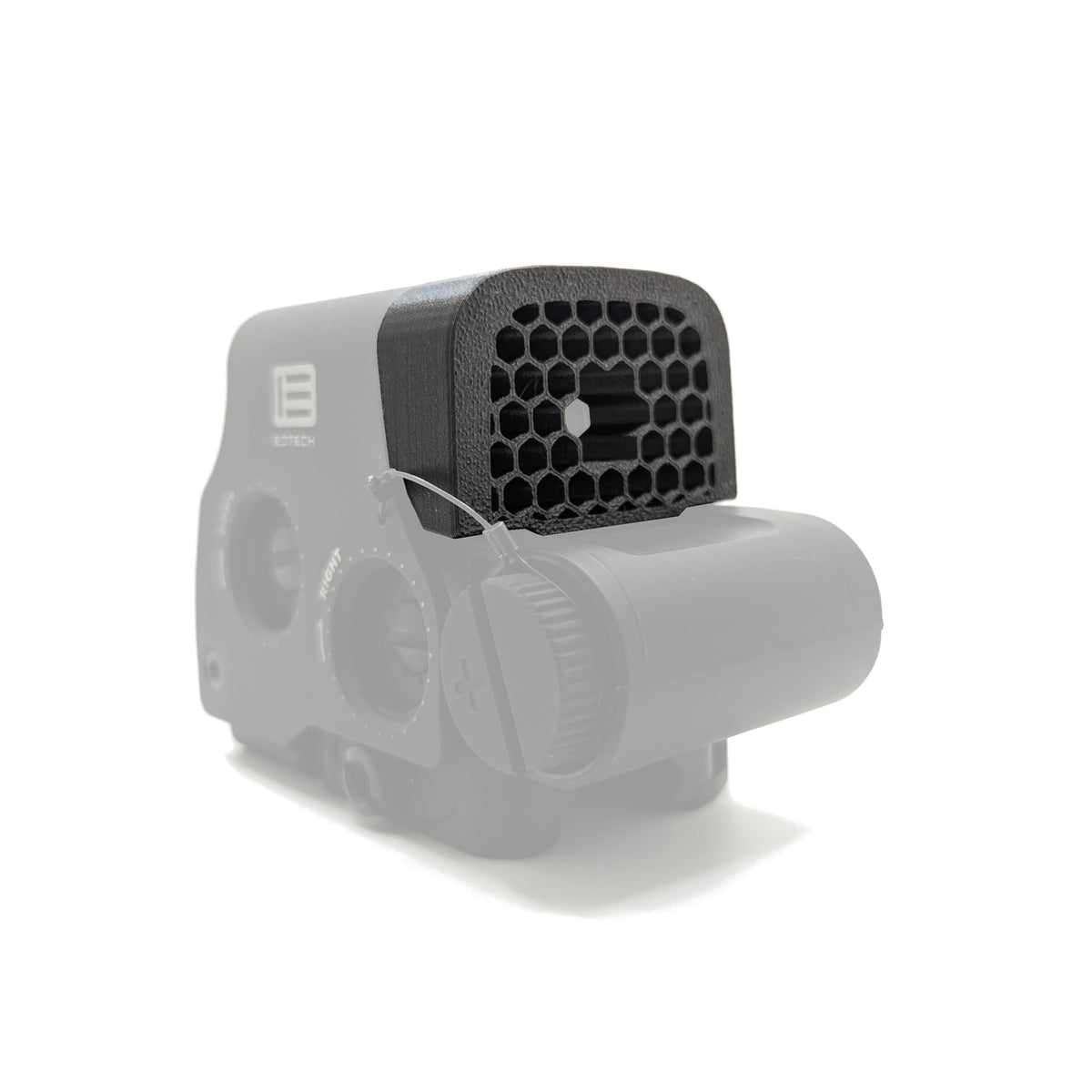 Hammy3DPrints open center killflash ARD on EOTech optic reduces glare for clearer aiming.
