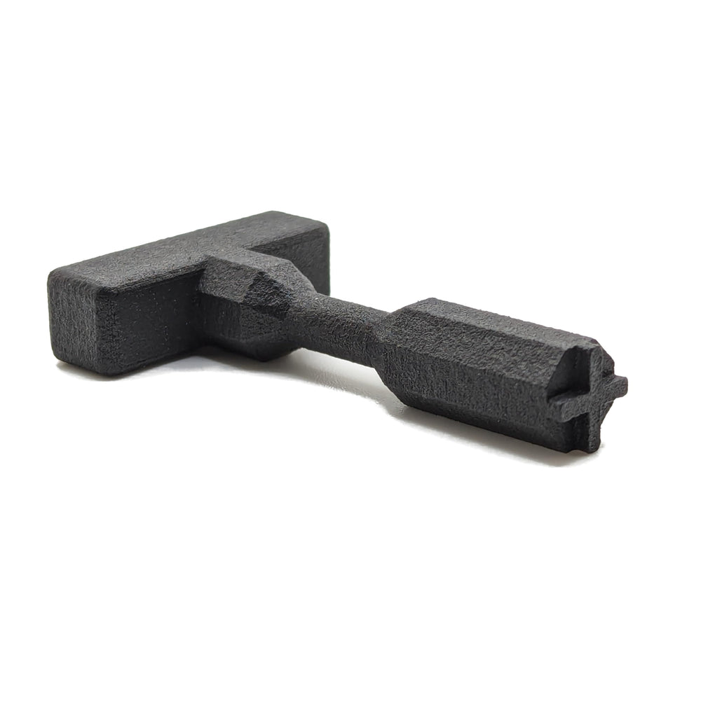 Hammy3DPrints SRO battery-cap removal tool enables safe, scratch-free cap access.