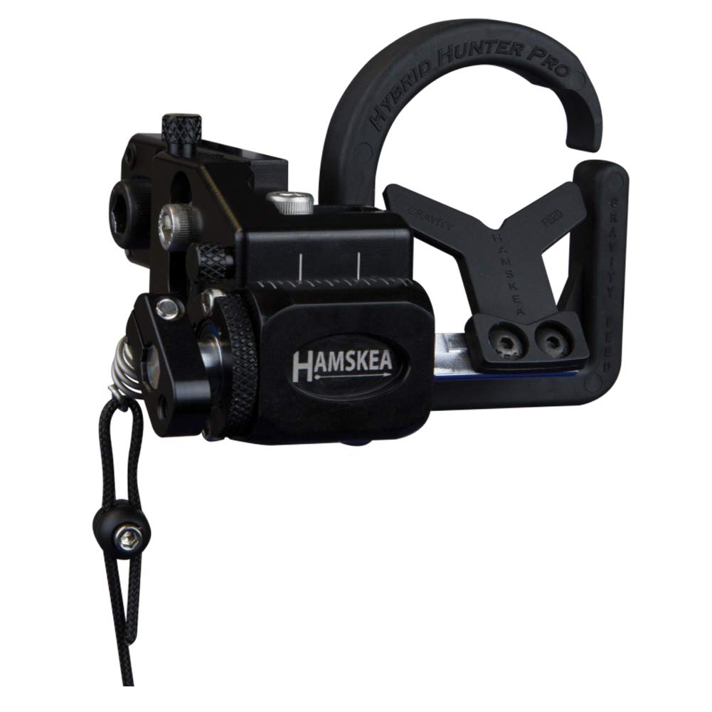 Hamskea Hybrid Hunter Pro left-hand arrow rest on bow delivers stable aiming