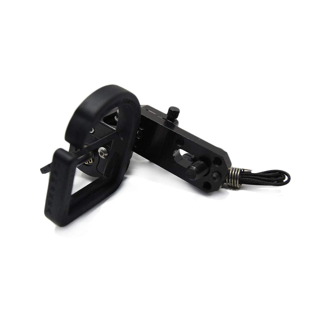 Hamskea Hybrid Hunter Pro left-hand arrow rest side view showing slim profile