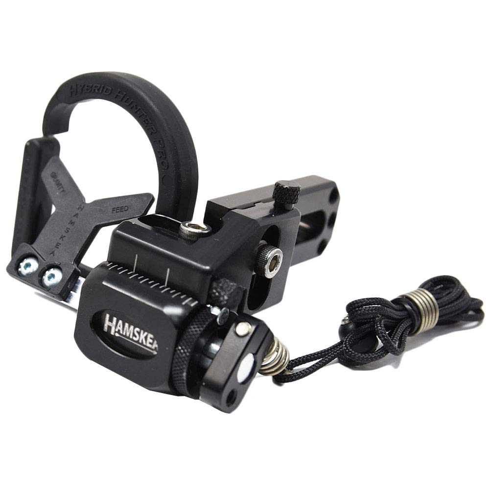Hamskea Hybrid Hunter Pro zero-stop mechanism highlights repeatable launcher positioning