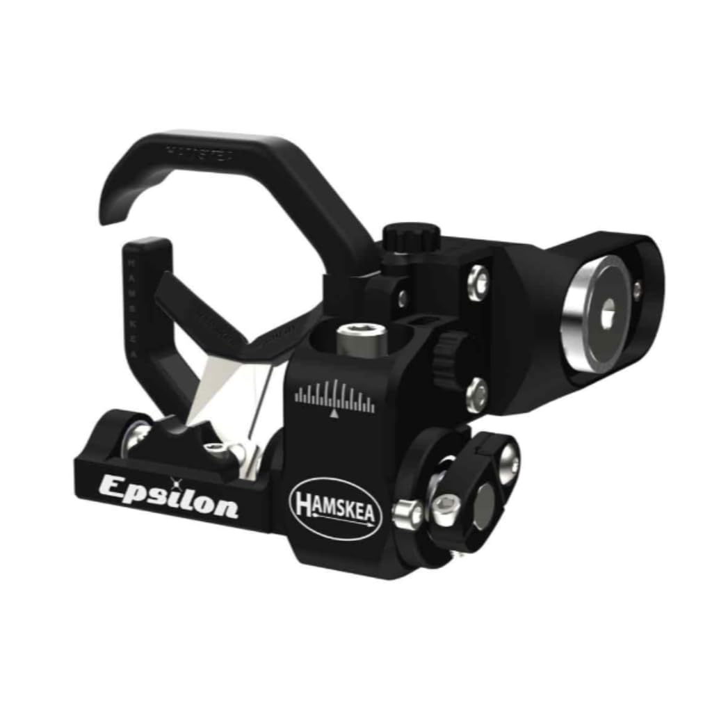 Hamskea V2 Epsilon RH arrow rest in black with micro-adjustment for precise tuning