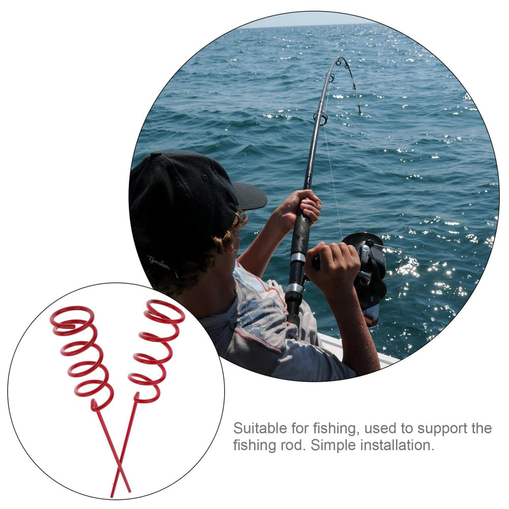 HANABASS easy-setup spiral ground support simplifies placement.