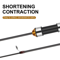 HANABASS ice fishing rod with durable carbon fiber for cold-weather durability