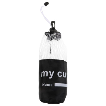 HANABASS mesh drawstring bag for cup storage keeps stacking sets organized and ready