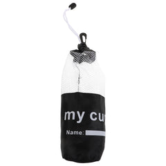 HANABASS mesh drawstring bag for cup storage keeps stacking sets organized and ready