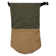 HANABASS retro canvas lamp bag protects lantern during camping trips.