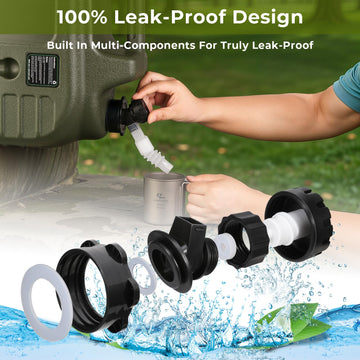 Hanaoyo dual carry handles shown for comfortable, secure outdoor transport.