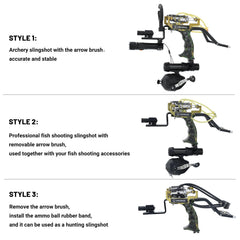HANDBAIGE fishing reel connector for slingshot fishing options