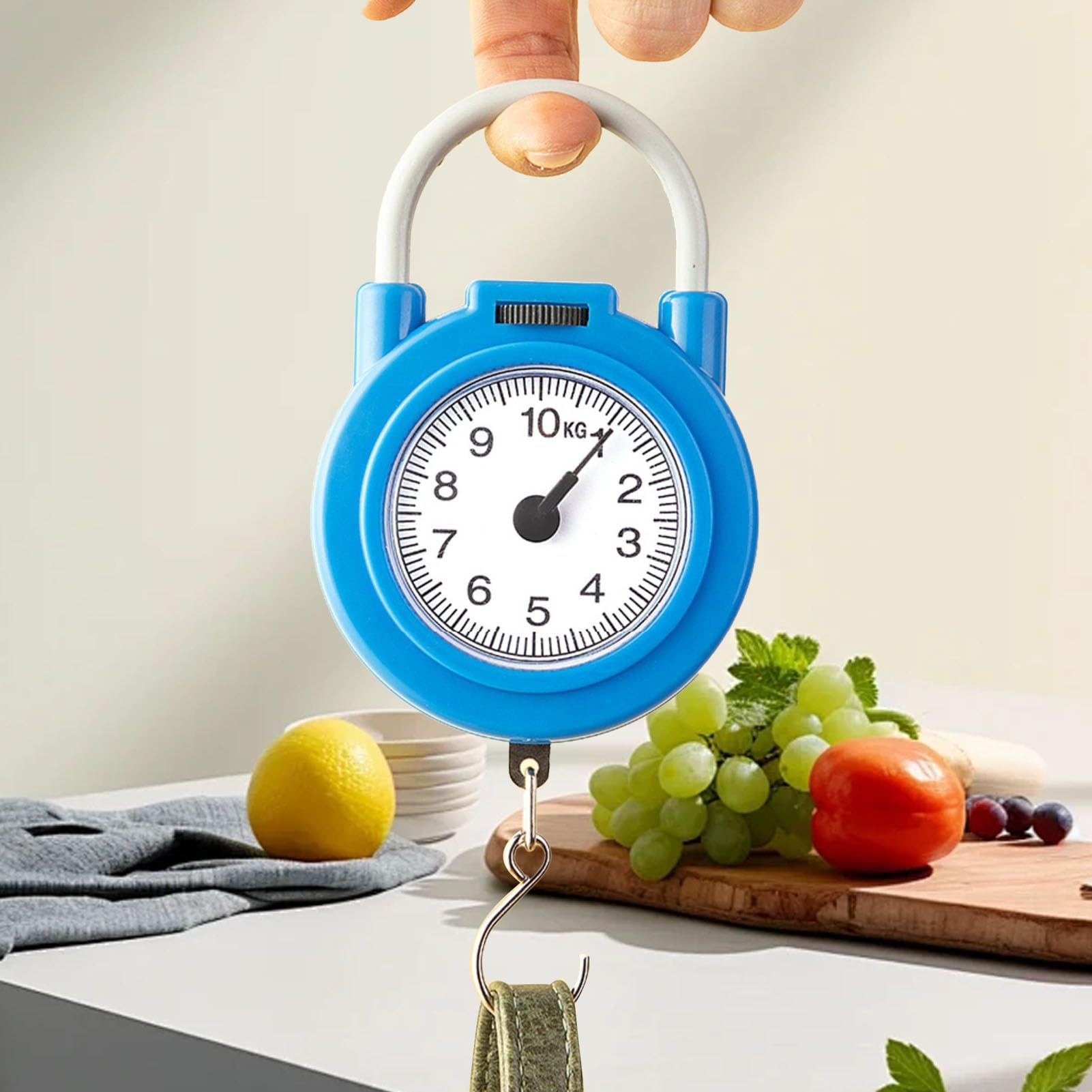 Front view of the dial weight scale