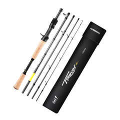 HANDING M1 bass rod travel design with sleeve enables easy carry and compact packing.