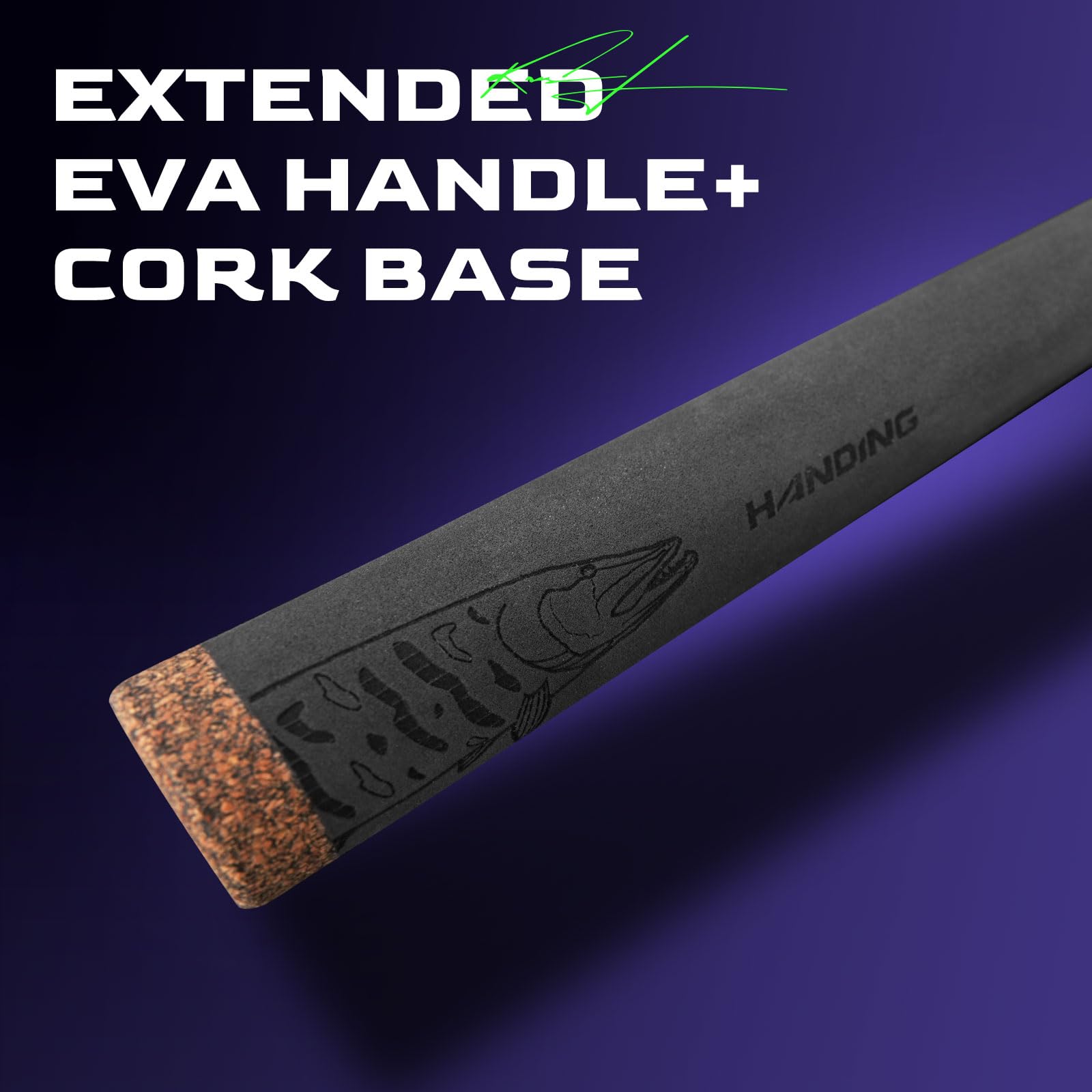 HANDING M1 large-predator-targets scene depicts power and finesse for muskie and pike.