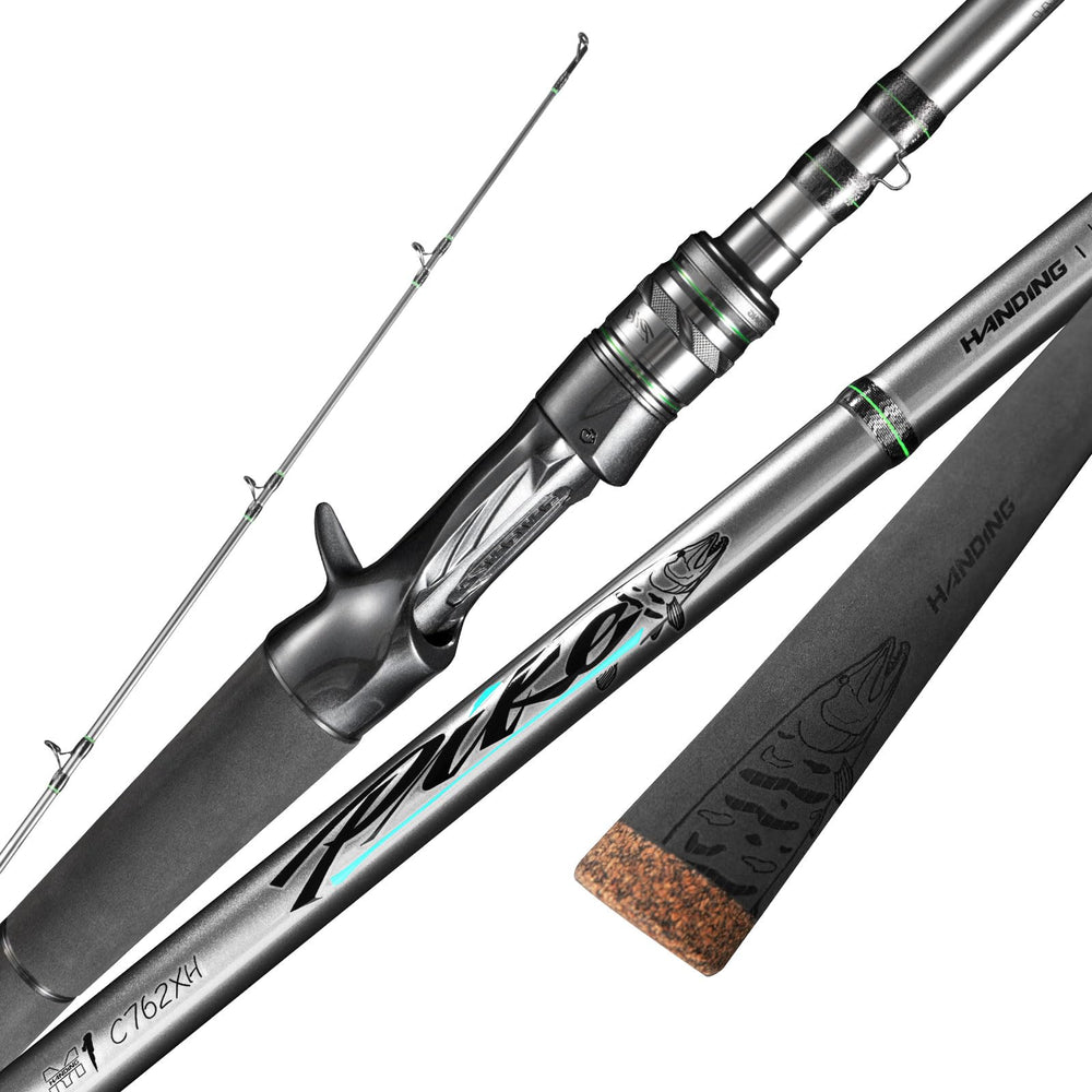 HANDING M1 heavy fishing rod full-length view 7 ft 6 in