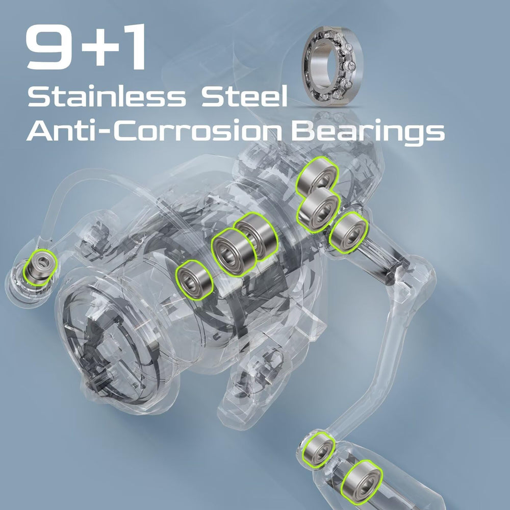 Close-up of graphite frame on HANDING M1