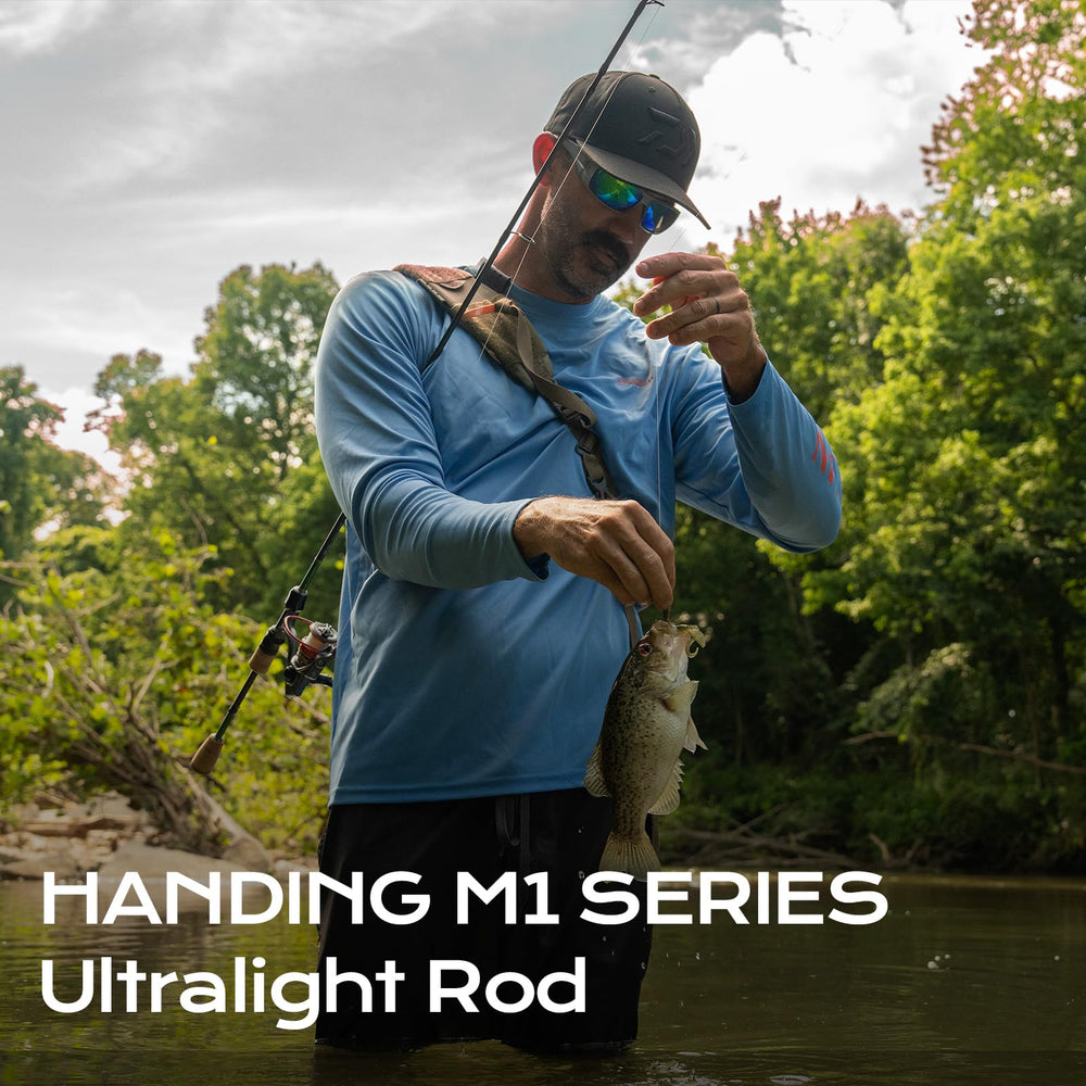 HANDING M1 carbon-fiber-30t highlights sensitivity for detecting subtle bites.