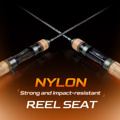 HANDING Magic L cork grip comfort provides secure hold and fatigue-free casting sessions