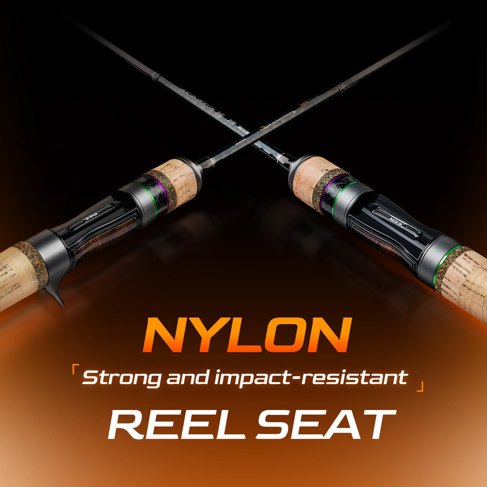 HANDING Magic L cork grip reel seat offers secure comfort during long sessions