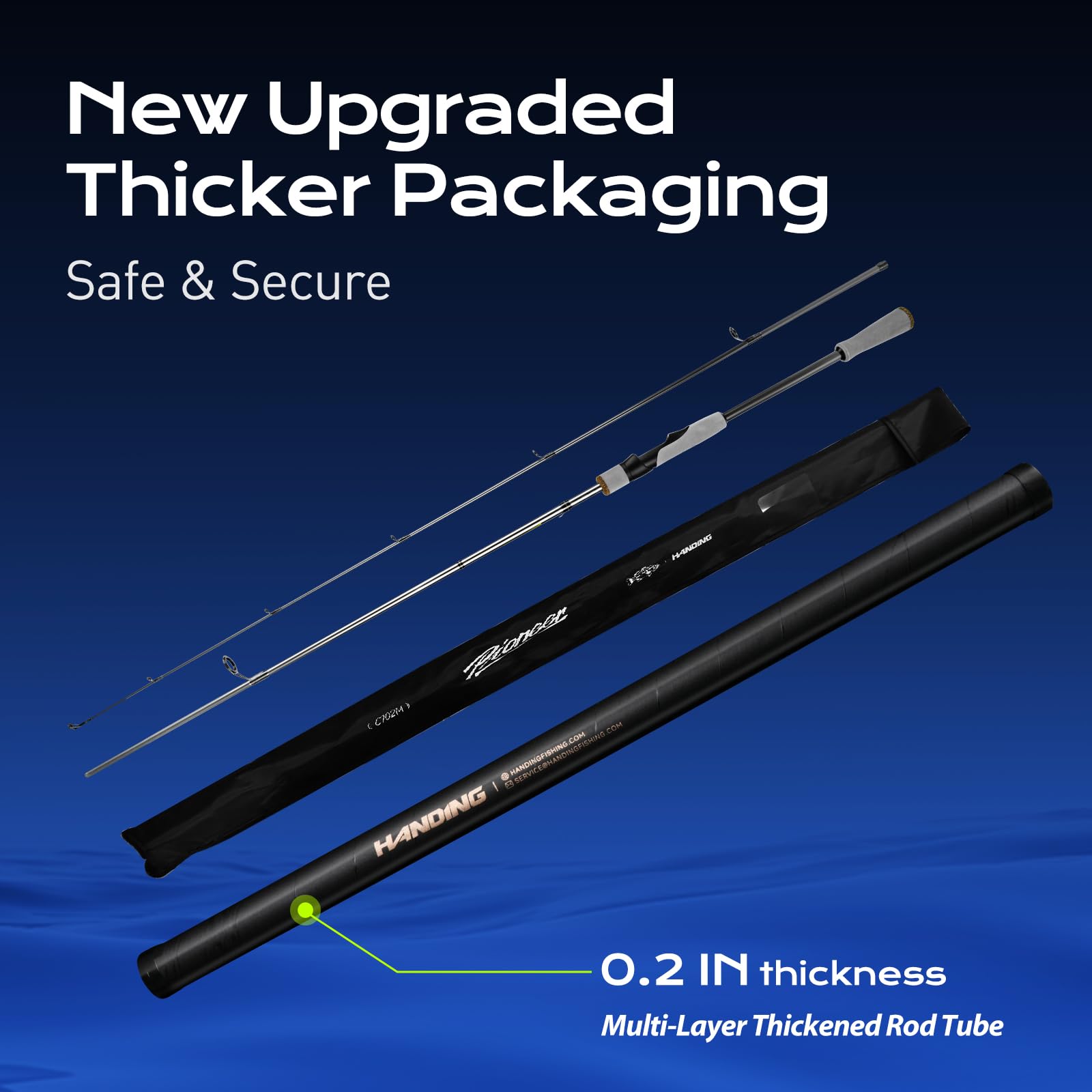 Handing Pioneer 7ft packaging highlighting protective components.