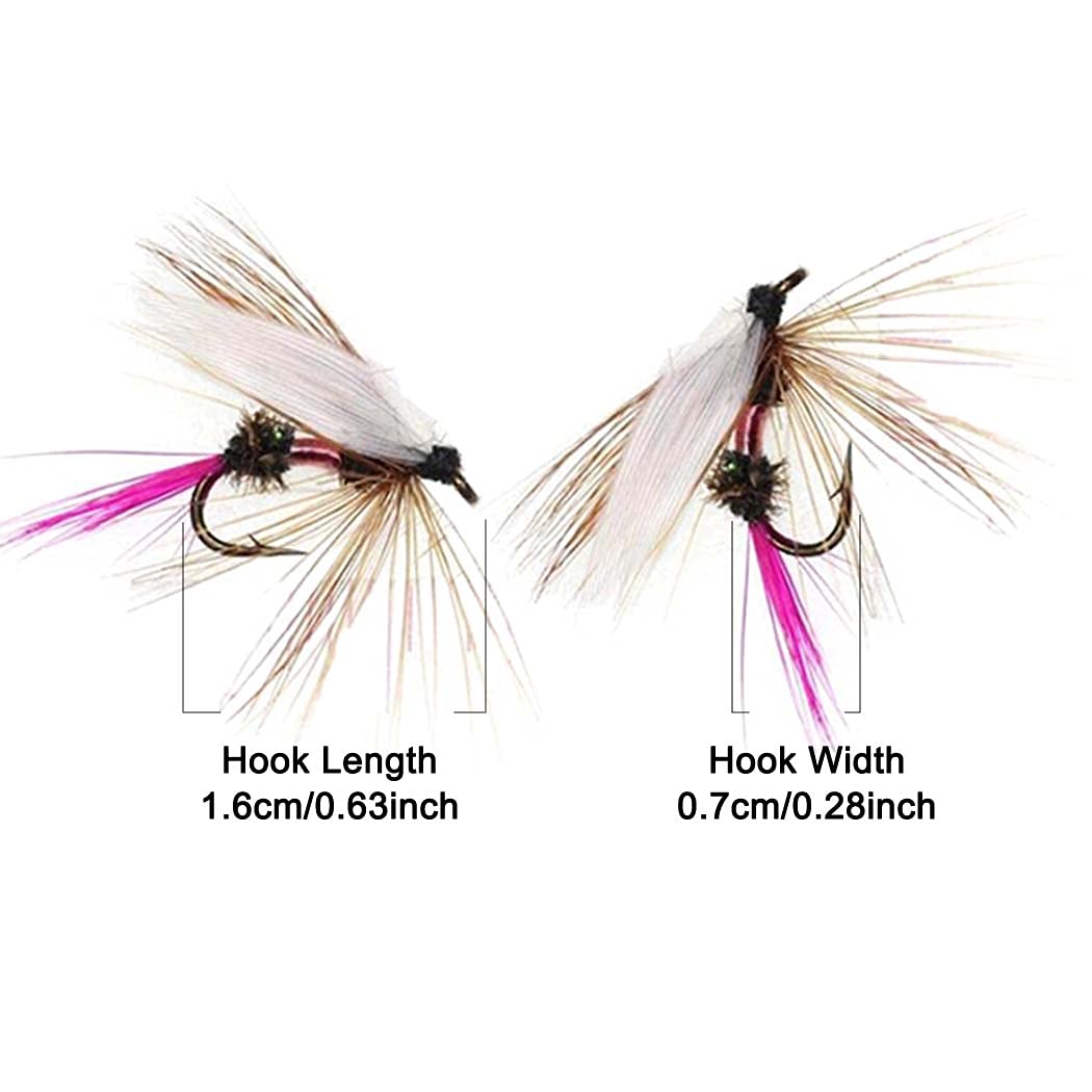 50-piece fly box kit for trout and bass