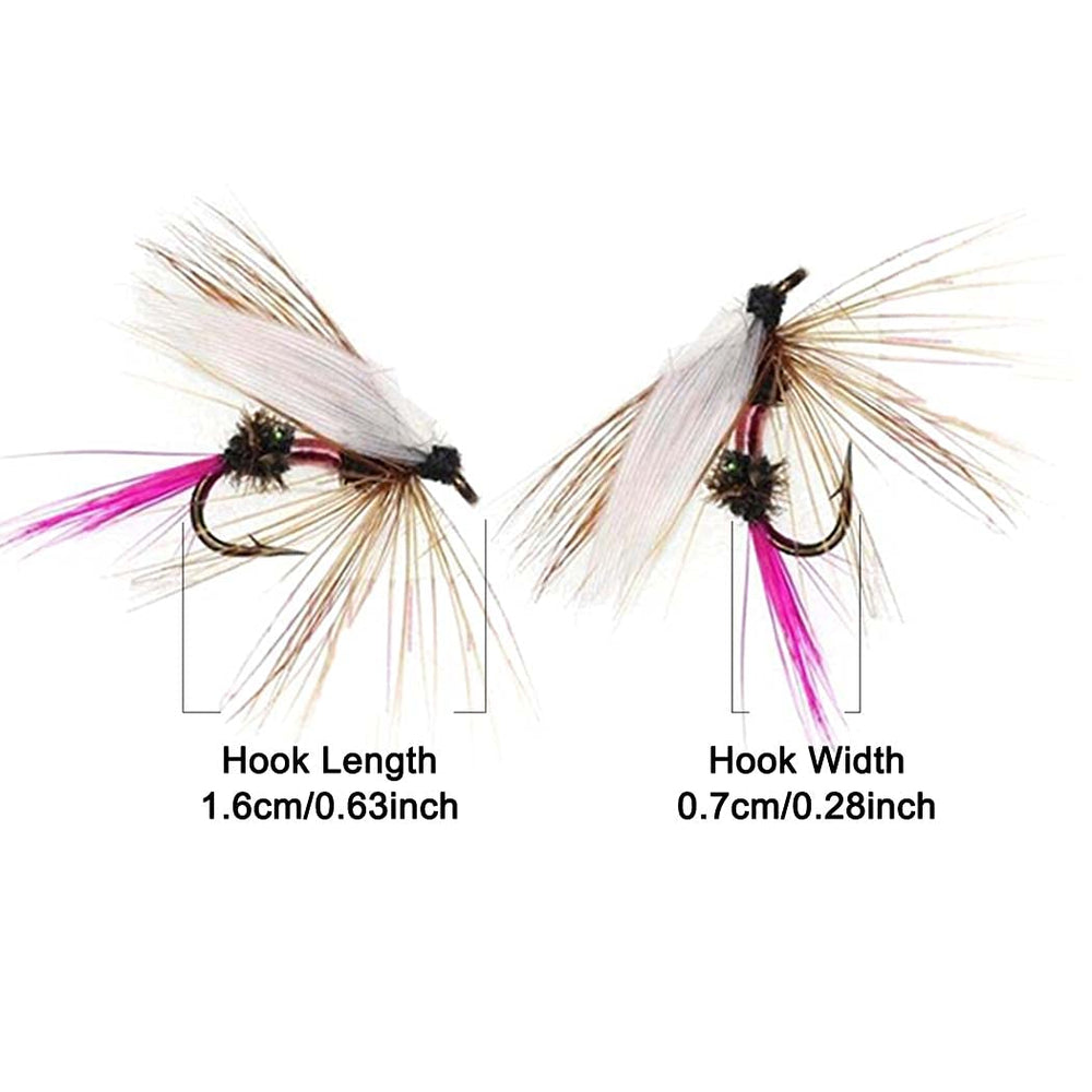 Fly box included with 6 mixed styles
