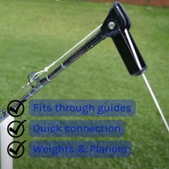 Handmade in USA fishing planer bridle for offshore trolling