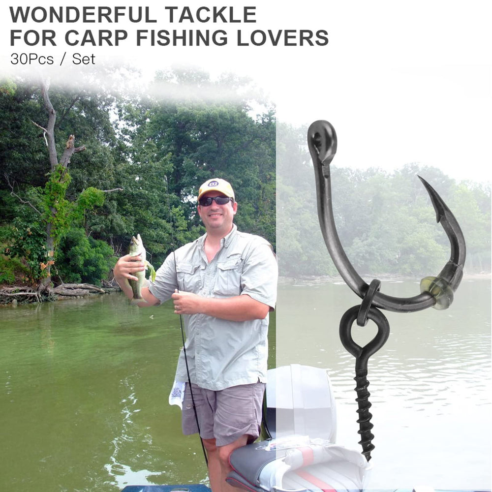Haofy Korda Tackle 6# hooks in set for carp rigs