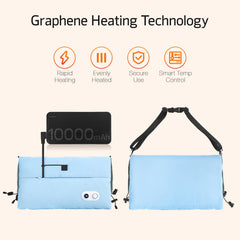HAPAW hand warmer shows 10000mAh battery indicator for long lasting warmth