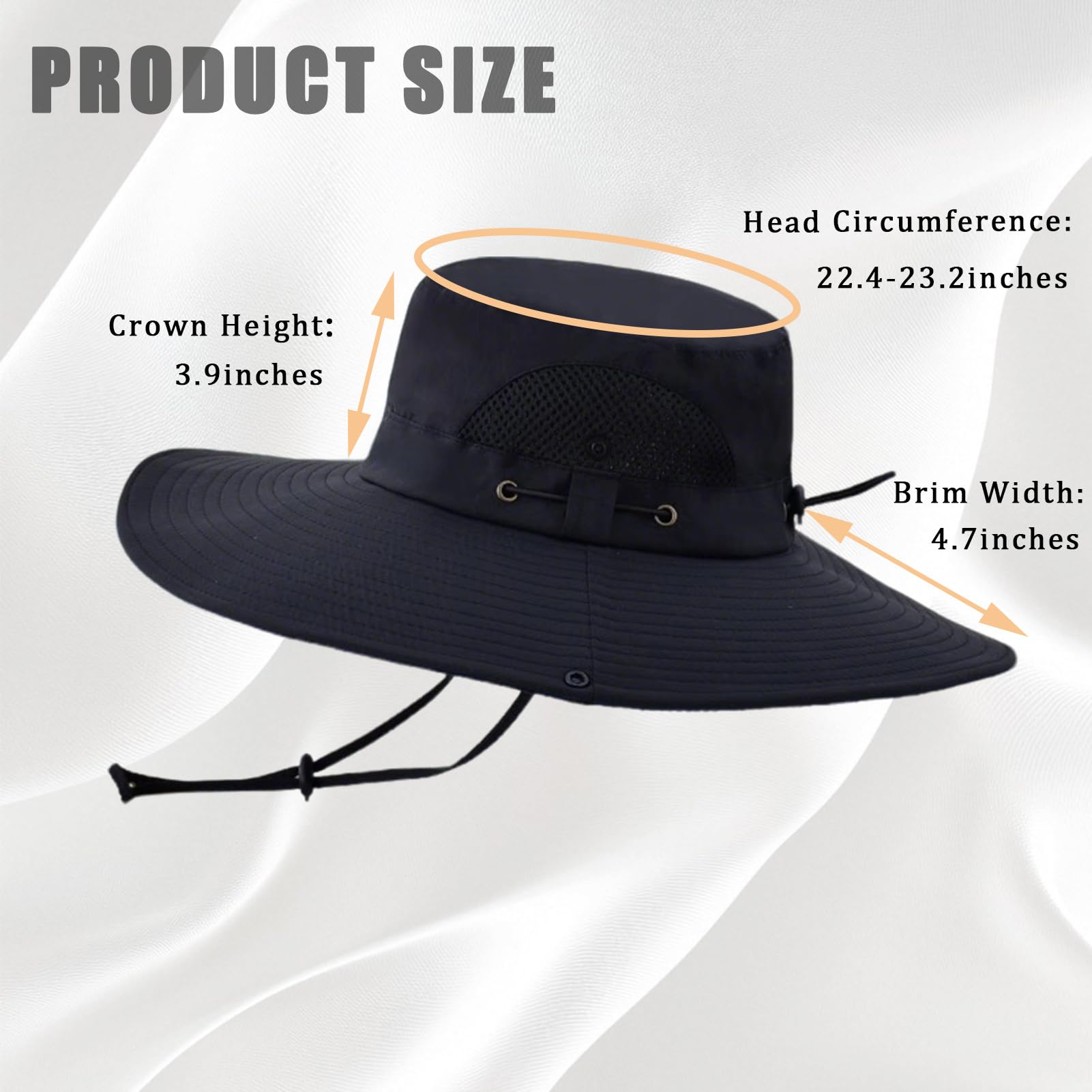 Hat worn with brim snapped up to resemble a cowboy hat