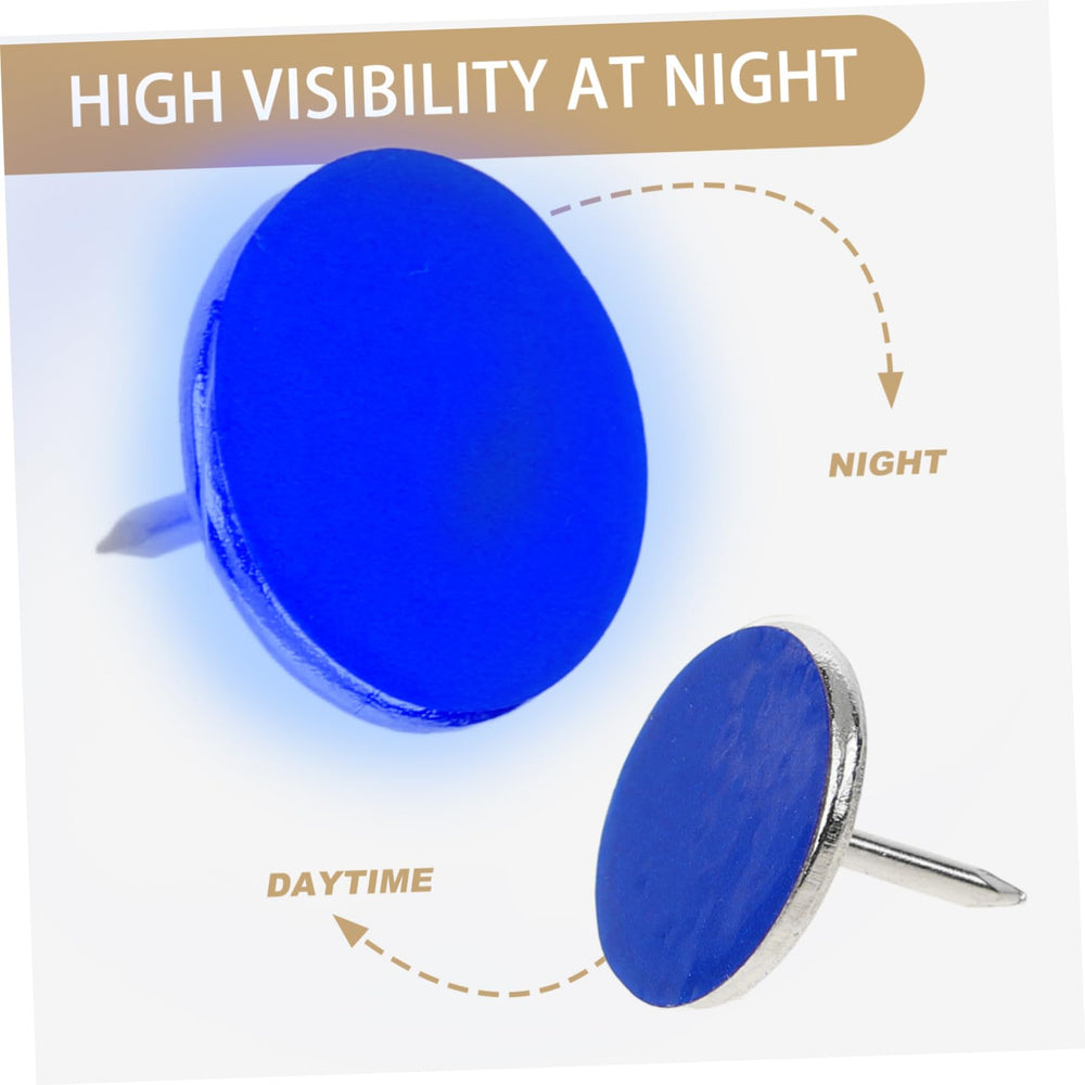 HAPINARY high-visibility trail marker nails provide fast installation on any surface.