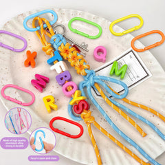 Happtkey aluminum oval carabiner clip is strong and lightweight
