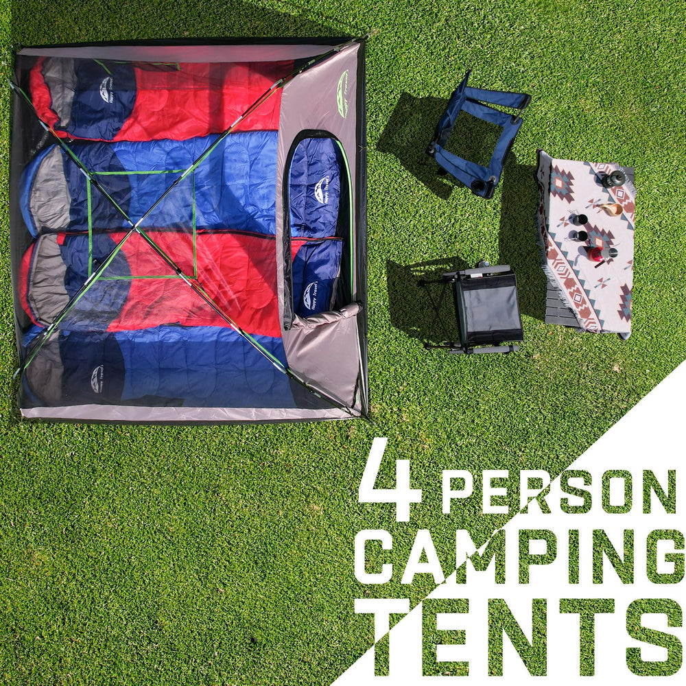 Happy Travel camping tent easy-setup design saves time for weekend adventures.