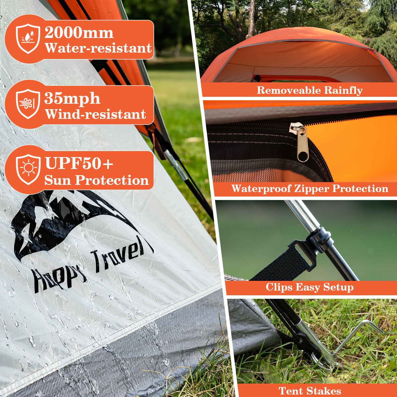 Happy Travel compact storage demonstrates portable 21x8x8 inches design.