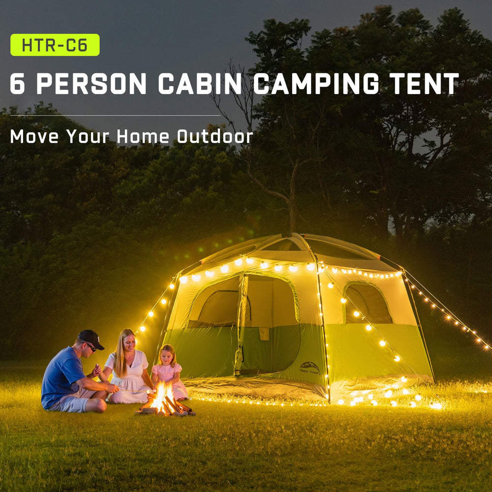 Happy Travel quick setup for two people in minutes
