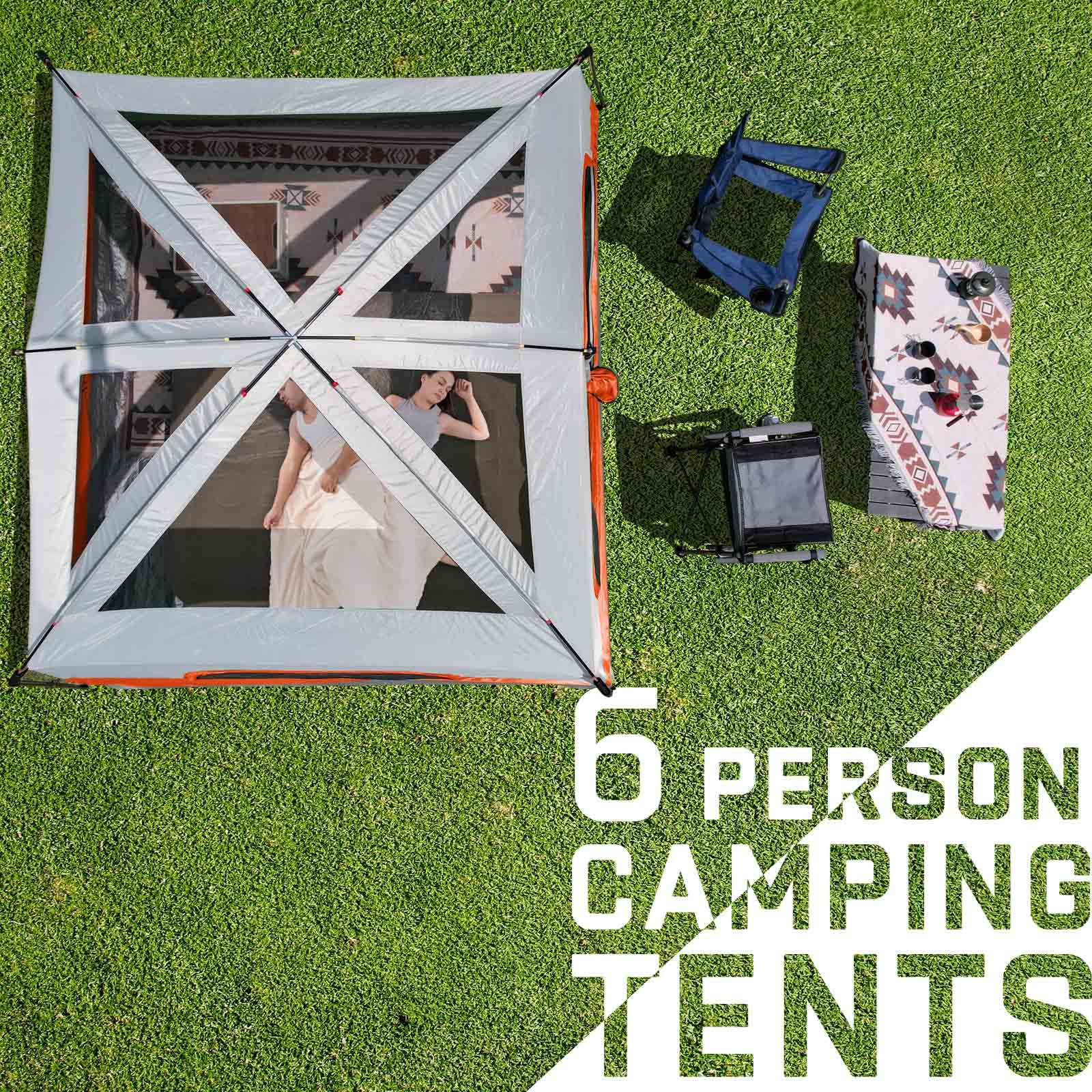 Happy Travel tent electrical port access for outdoor fans