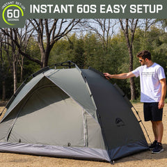 Happy Travel tent frame illustrates sturdy poles for wind-stable camping.