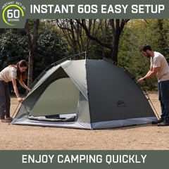 Happy Travel tent waterproof fabric keeps you dry in light rain
