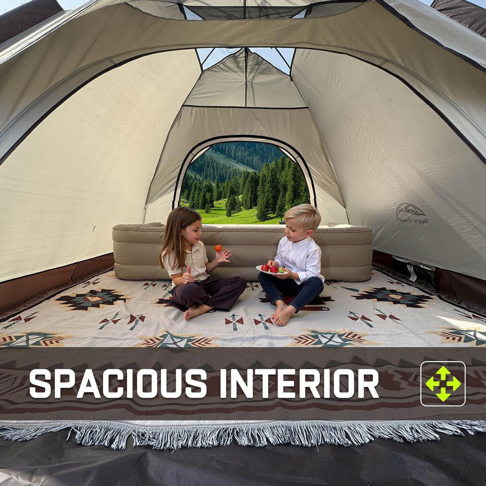 Happy Travel two-doors design offers easy entry and improved airflow.