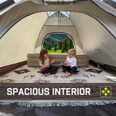 Happy Travel two-doors design offers easy entry and improved airflow.