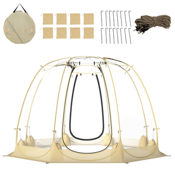 HAPPYGRILL Bubble Tent offers a 540° panorama for immersive outdoor views.