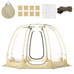HAPPYGRILL Bubble Tent offers a 540° panorama for immersive outdoor views.