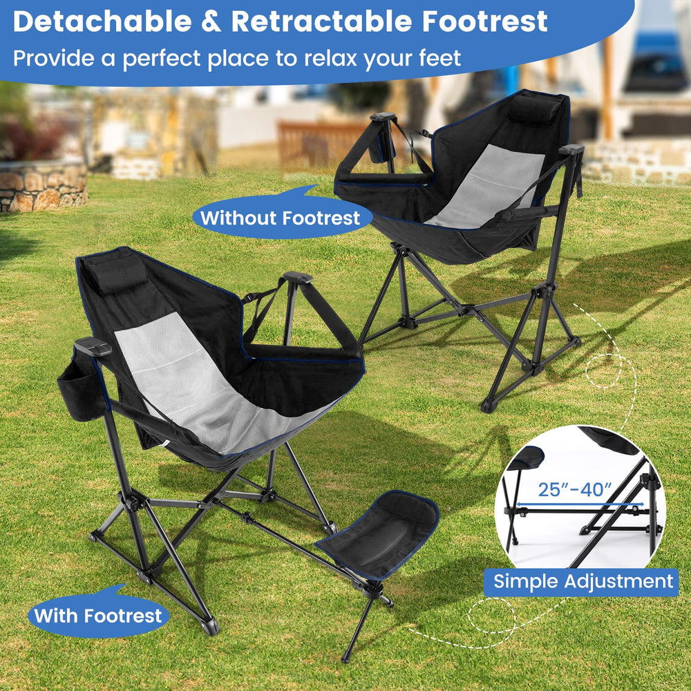 HappyGrill carrying bag keeps the chair ready for camping, fishing, or picnics.